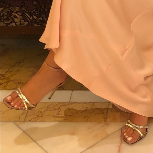 AUTHENTIC PRADA Satin Sandal HEELS - Picture 1 of 4